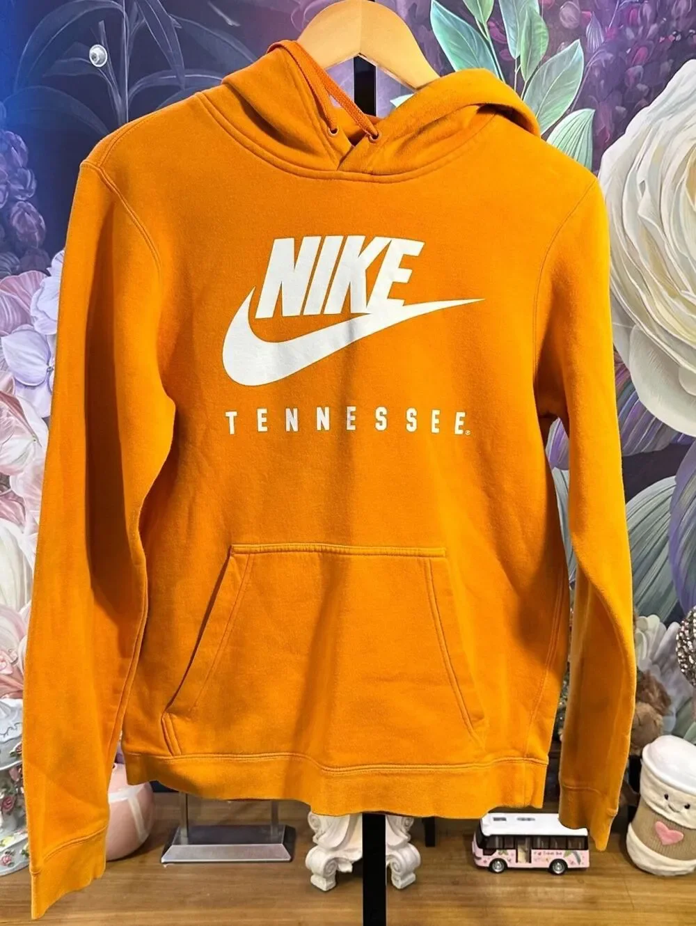 Nike Men's Large Hoodie Tennessee Orange Pullover Sweatshirt Cotton Blend